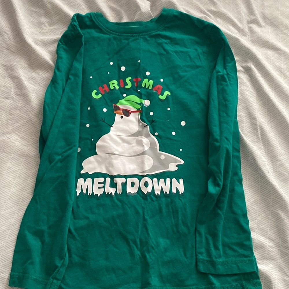 Kids Xmas long sleeve tee